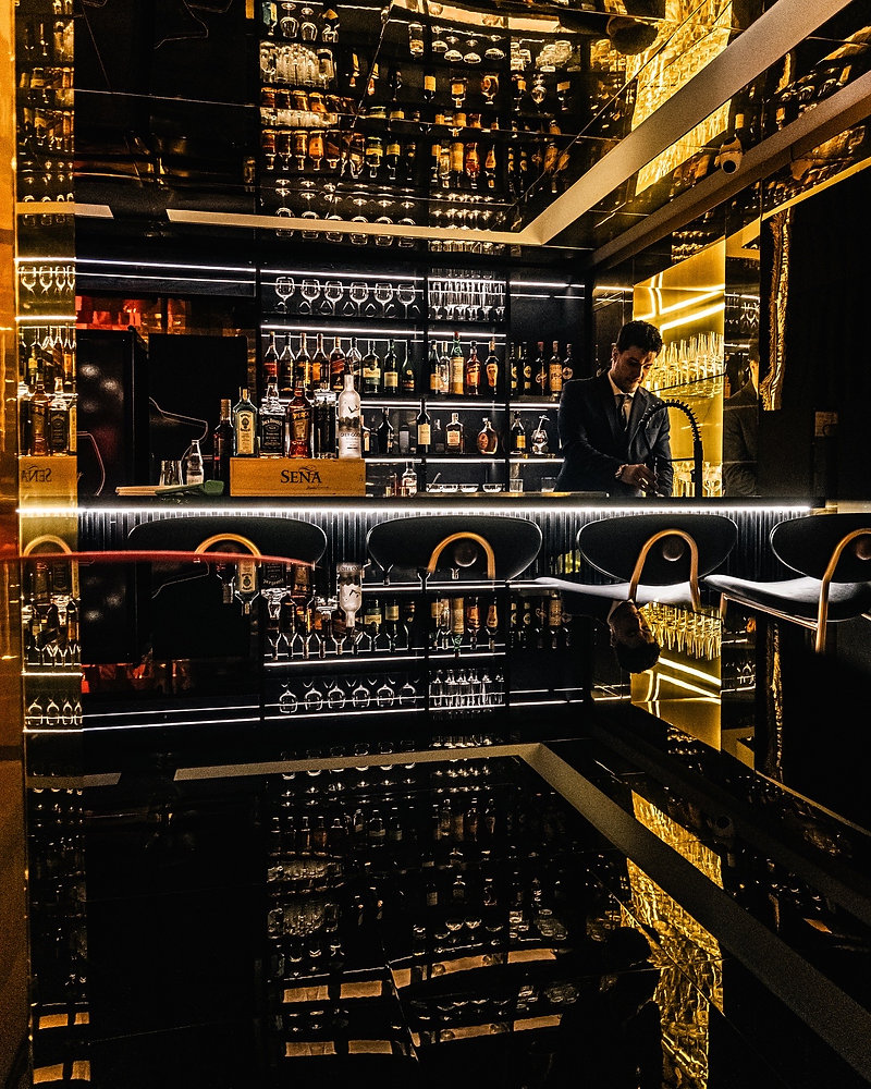 Interior elegante do lounge